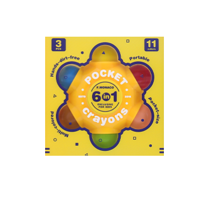 FLOWER MONACO Pocket Crayons FLOWER MONACO Pocket Crayons