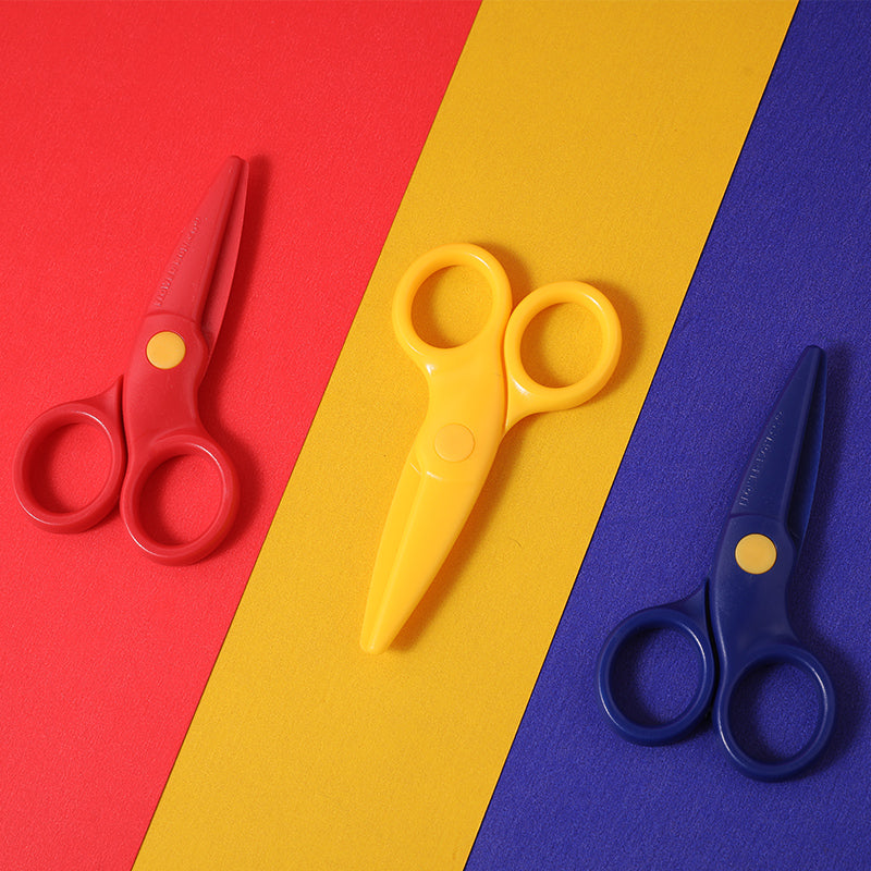 FLOWER MONACO KID'S PLASTIC SCISSORS (moq 6)